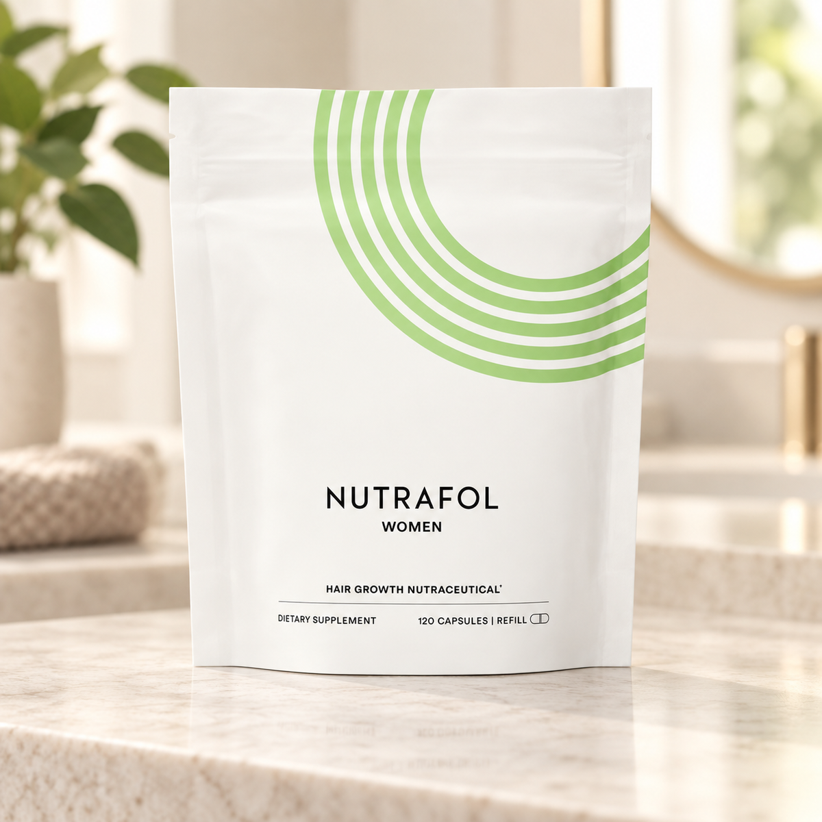 Nutrafol Women Hair Growth Supplement – 120 Capsules Refill