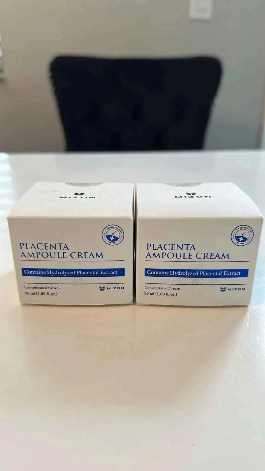 Title: 2 Pack Mizon Placenta Cream 50ml | Firming, Anti-Wrinkle & Deep Moisturizing K-Beauty Skincare