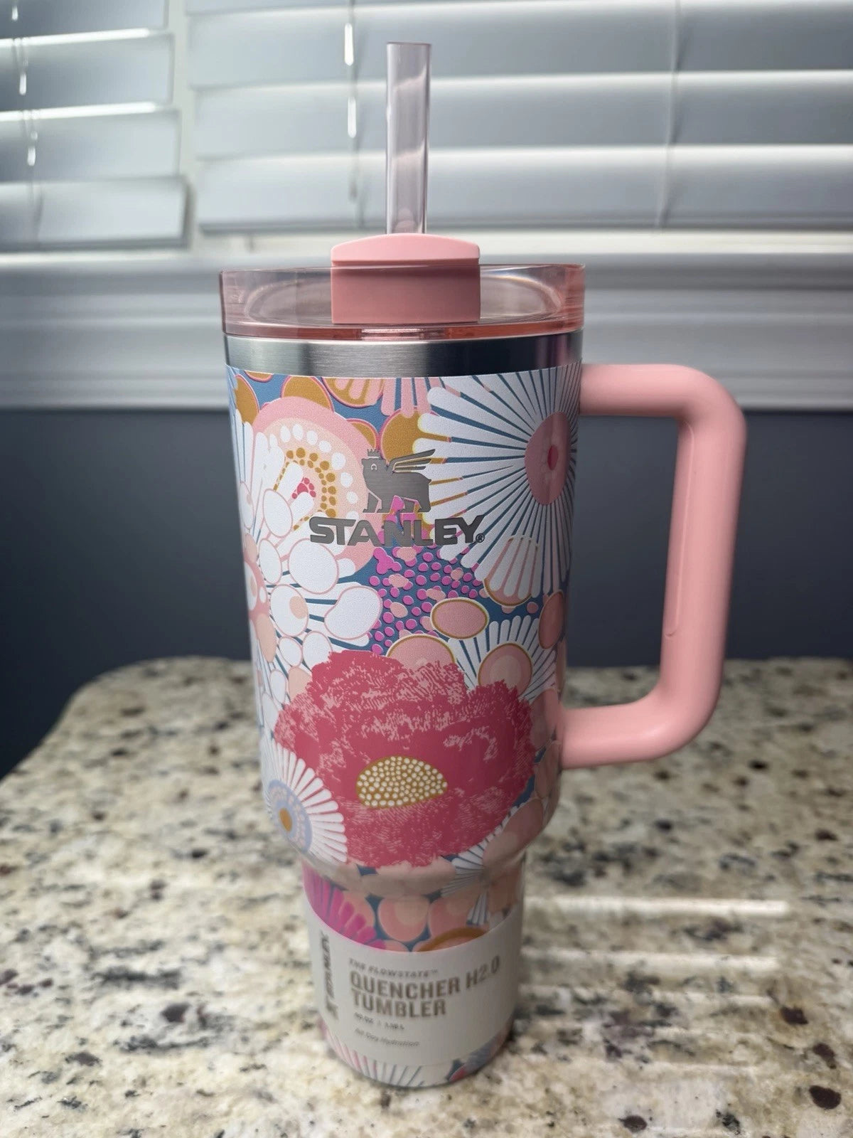 Stanley Quencher H2.0 FlowState™ 40oz Tumbler – Sorbet Wildflower Limited Edition