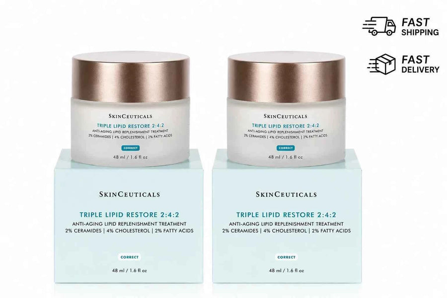 Title: 2 Pack SkinCeuticals Triple Lipid Restore 2:4:2 Face Cream 1.6 oz (48ml) Anti-Aging Moisturizer