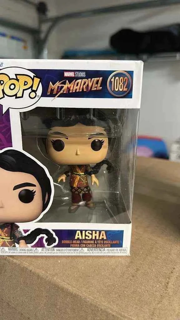 Funko Pop! Vinyl Figure Marvel Ms. Marvel Aisha #1082 Bobble Head NEW W/ Box