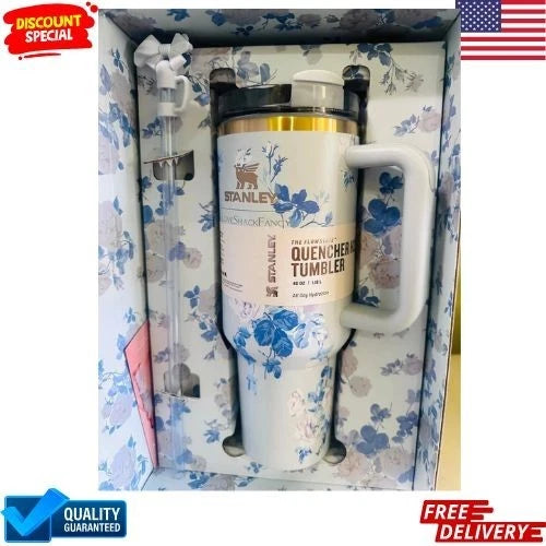 Stanley x LoveShackFancy 40oz Ever Blooming Rosettes Quencher – Limited Edition