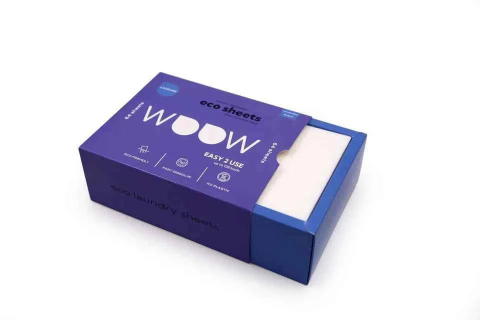 Lazzure Eco-Friendly Laundry Detergent Sheets – 64 Biodegradable Wash Sheets